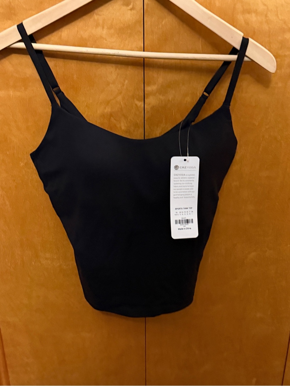 CRZ Yoga Sports tank Top Black Size medium NWT